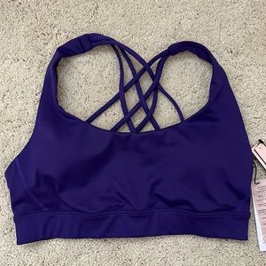 Brand new Victoria’s Secret strappy sports bra - purple